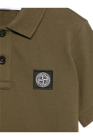 Compass-Patch Polo Shirt STONE ISLAND KIDS | K1S162200002S0018V0054